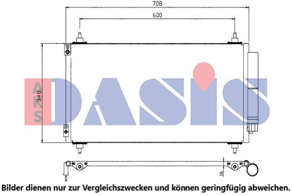 Kondensator, Klimaanlage AKS DASIS 062018N