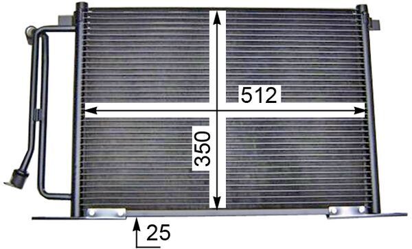 Kondensator, Klimaanlage MAHLE AC183000S