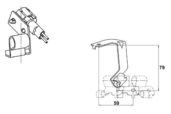 Sensor, Raddrehzahl BOSCH 0 265 006 671