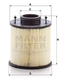 Ureafilter MANN-FILTER U 620/4 y KIT