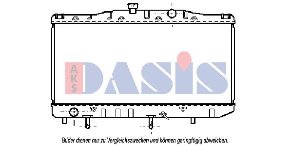 Kühler, Motorkühlung AKS DASIS 210360N