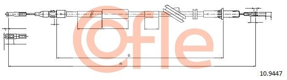 Seilzug, Feststellbremse COFLE 10.9447