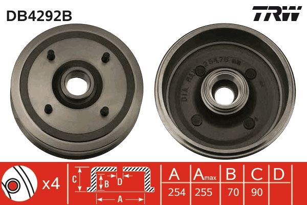 Bremstrommel TRW DB4292B