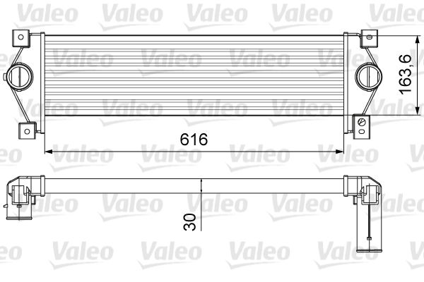 Ladeluftkühler VALEO 818645