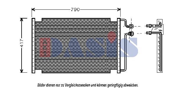 Kondensator, Klimaanlage AKS DASIS 522033N