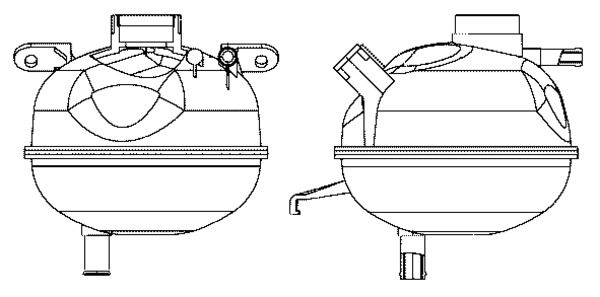 Ausgleichsbehälter, Kühlmittel MAHLE CRT7000S