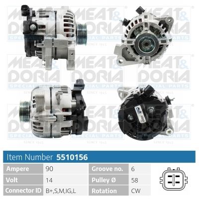 Generator MEAT & DORIA 5510156