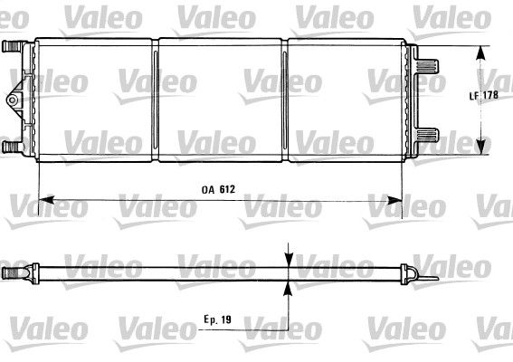 Kühler, Motorkühlung VALEO 816868