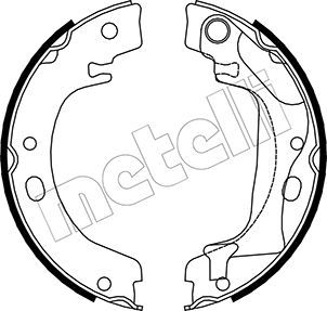 Bremsbackensatz, Feststellbremse METELLI 53-0446
