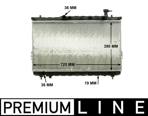 Kühler, Motorkühlung MAHLE CR1297000P