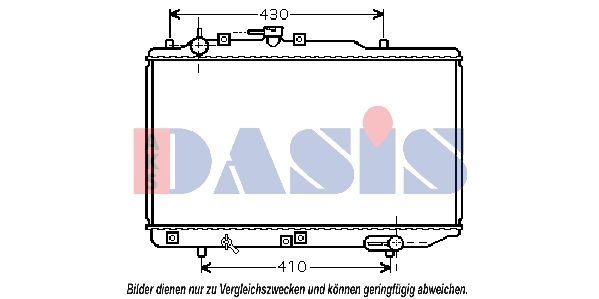 Kühler, Motorkühlung AKS DASIS 110068N