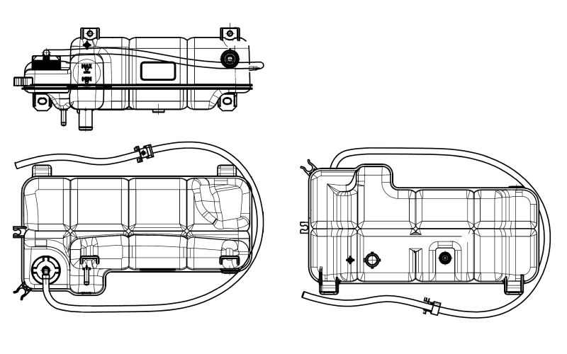 Ausgleichsbehälter, Kühlmittel NRF 454046