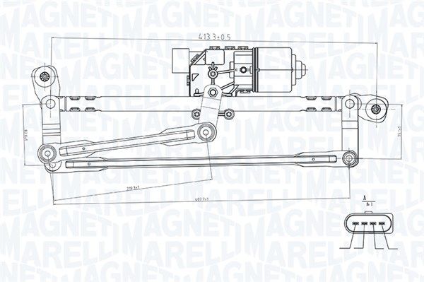 Scheibenreinigungsanlage MAGNETI MARELLI 064351737010