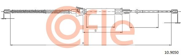 Seilzug Feststellbremse COFLE 10.9050