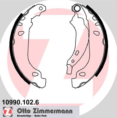 Bremsbackensatz ZIMMERMANN 10990.102.6