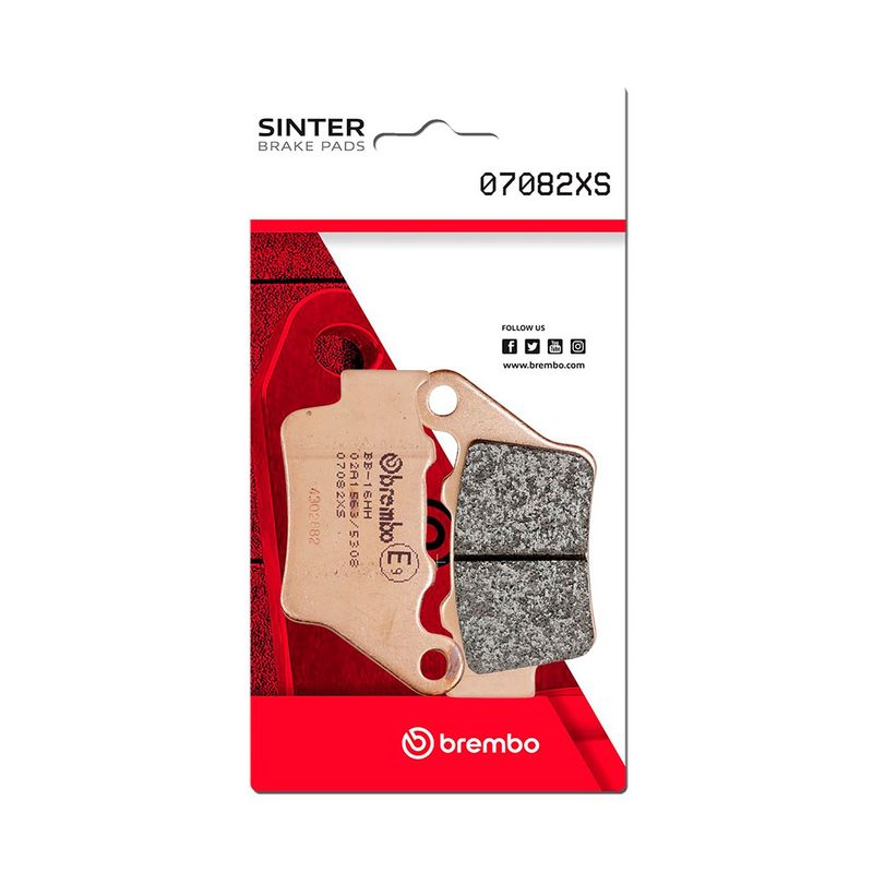 Bremsbelagsatz, Scheibenbremse BREMBO 07082XS
