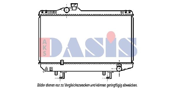 Kühler, Motorkühlung AKS DASIS 210053N