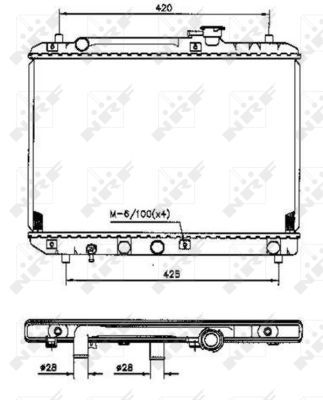Kühler, Motorkühlung NRF 53207
