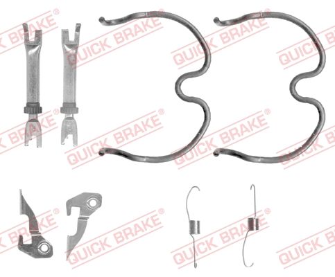 Zubehörsatz, Bremsbacken QUICK BRAKE 105-0837S