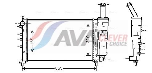 Kühler, Motorkühlung AVA QUALITY COOLING FTA2299
