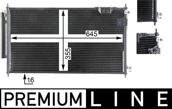 Kondensator, Klimaanlage MAHLE AC826000P