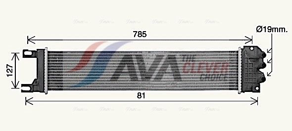 Kühler, Motorkühlung AVA QUALITY COOLING FD2687