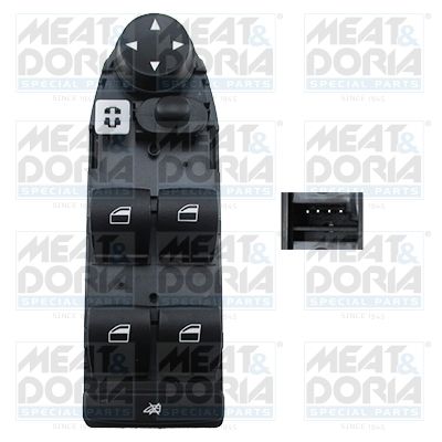Schalter, Fensterheber MEAT & DORIA 26408