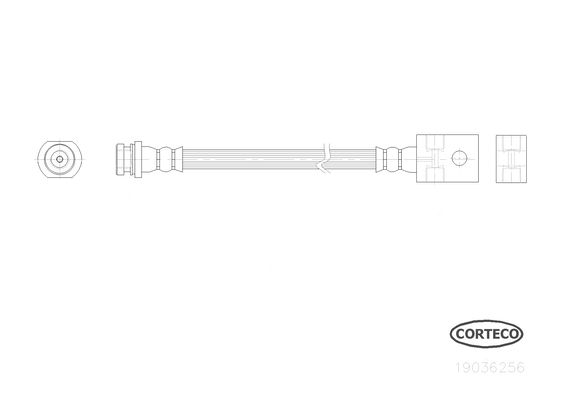 Bremsschlauch CORTECO 19036256