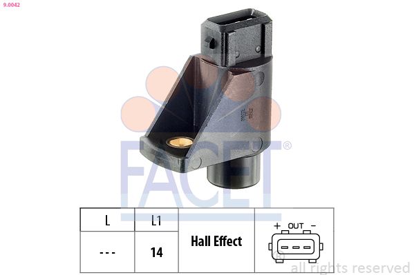 Nockenwellensensor FACET 9.0042