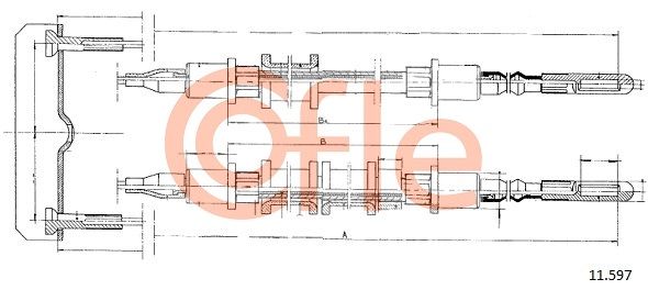 Seilzug, Feststellbremse COFLE 11.597