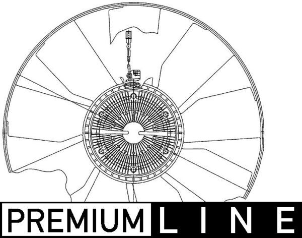 Lüfter, Motorkühlung MAHLE CFF488000P