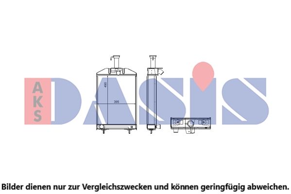 Kühler, Motorkühlung AKS DASIS 440195N