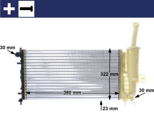 Kühler, Motorkühlung MAHLE CR1108000S