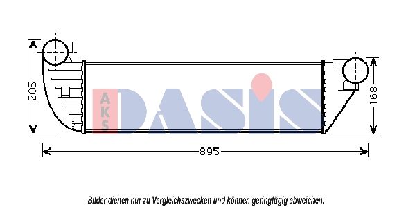 Ladeluftkühler AKS DASIS 187016N