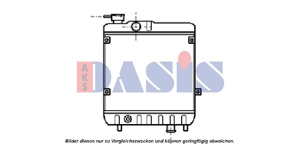 Kühler, Motorkühlung AKS DASIS 330002N