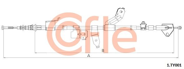 Seilzug Feststellbremse COFLE 92.1.TY001