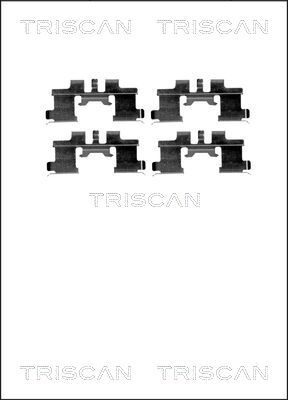 Zubehörsatz Scheibenbremsbelag TRISCAN 8105 101641