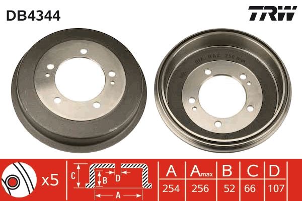 Bremstrommel TRW DB4344
