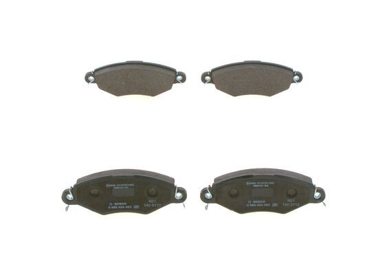 Bremsbelagsatz, Scheibenbremse BOSCH 0986424453
