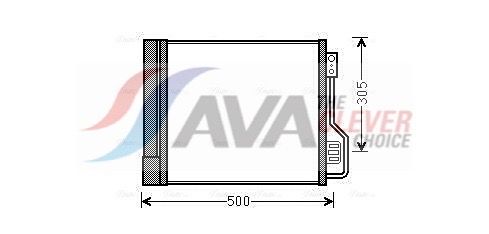 Kondensator, Klimaanlage AVA QUALITY COOLING MCA5013D