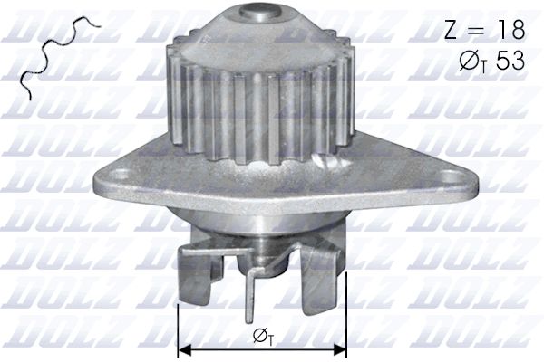 Wasserpumpe, Motorkühlung DOLZ C114