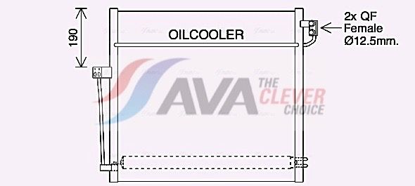 Kondensator, Klimaanlage AVA QUALITY COOLING MS5707D