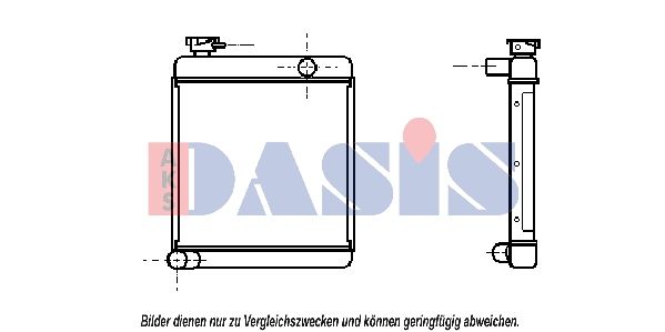 Kühler, Motorkühlung AKS DASIS 020018N