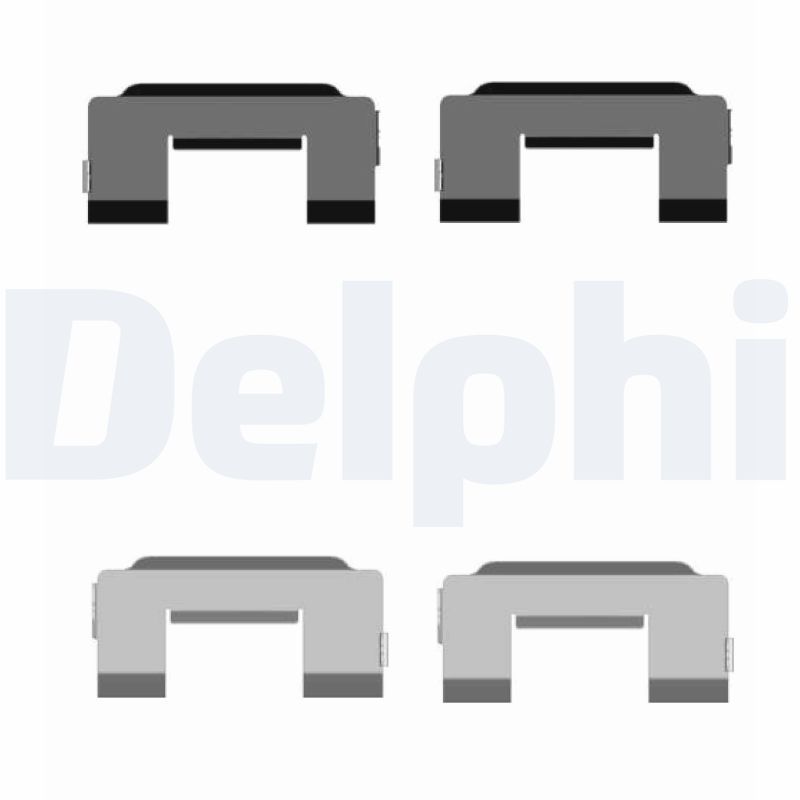 Zubehörsatz, Scheibenbremsbelag DELPHI LX0517