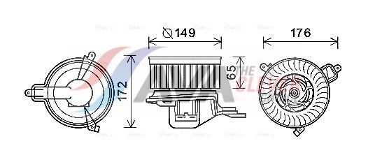 Innenraumgebläse AVA QUALITY COOLING CN8291