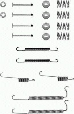 Zubehörsatz, Bremsbacken TEXTAR 97001100