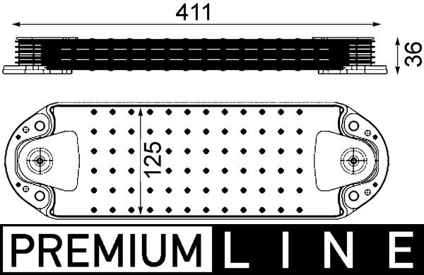 Ölkühler, Motoröl MAHLE CLC214000P