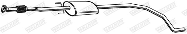 Mittelschalldämpfer WALKER 23382