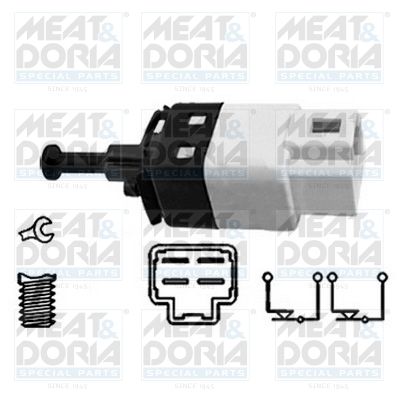 Bremslichtschalter MEAT & DORIA 35108