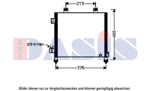 Kondensator, Klimaanlage AKS DASIS 322027N